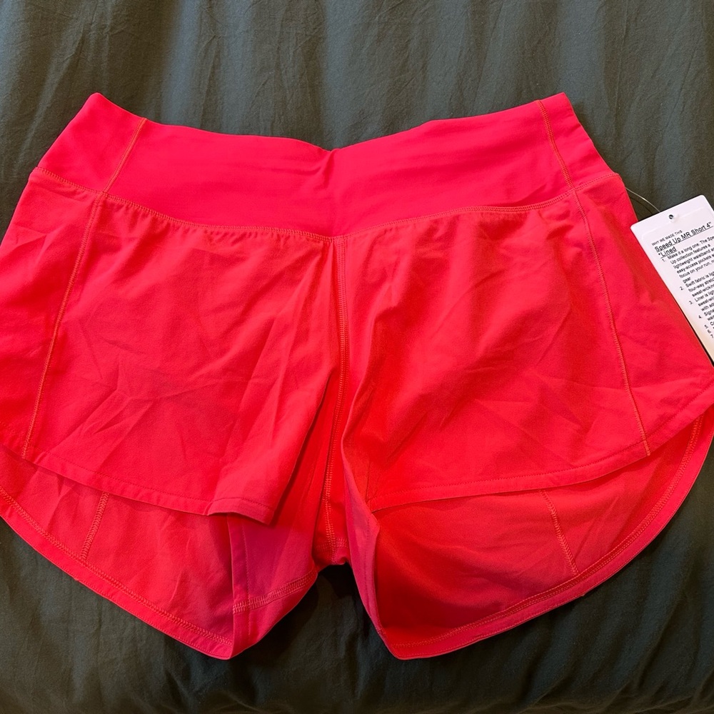 Lululemon Athletica Bright Pink Athletic Shorts